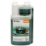 Olej STIHL pro dvoutaktní (4-mix) motory HP ULTRA - zelený, balení 1 lt. s odměrkou